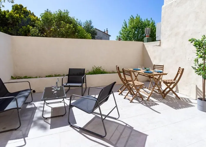 MaxBnb - CLIMATISÉ - Grand Studio 37m2&terrasse 30m2 - Est